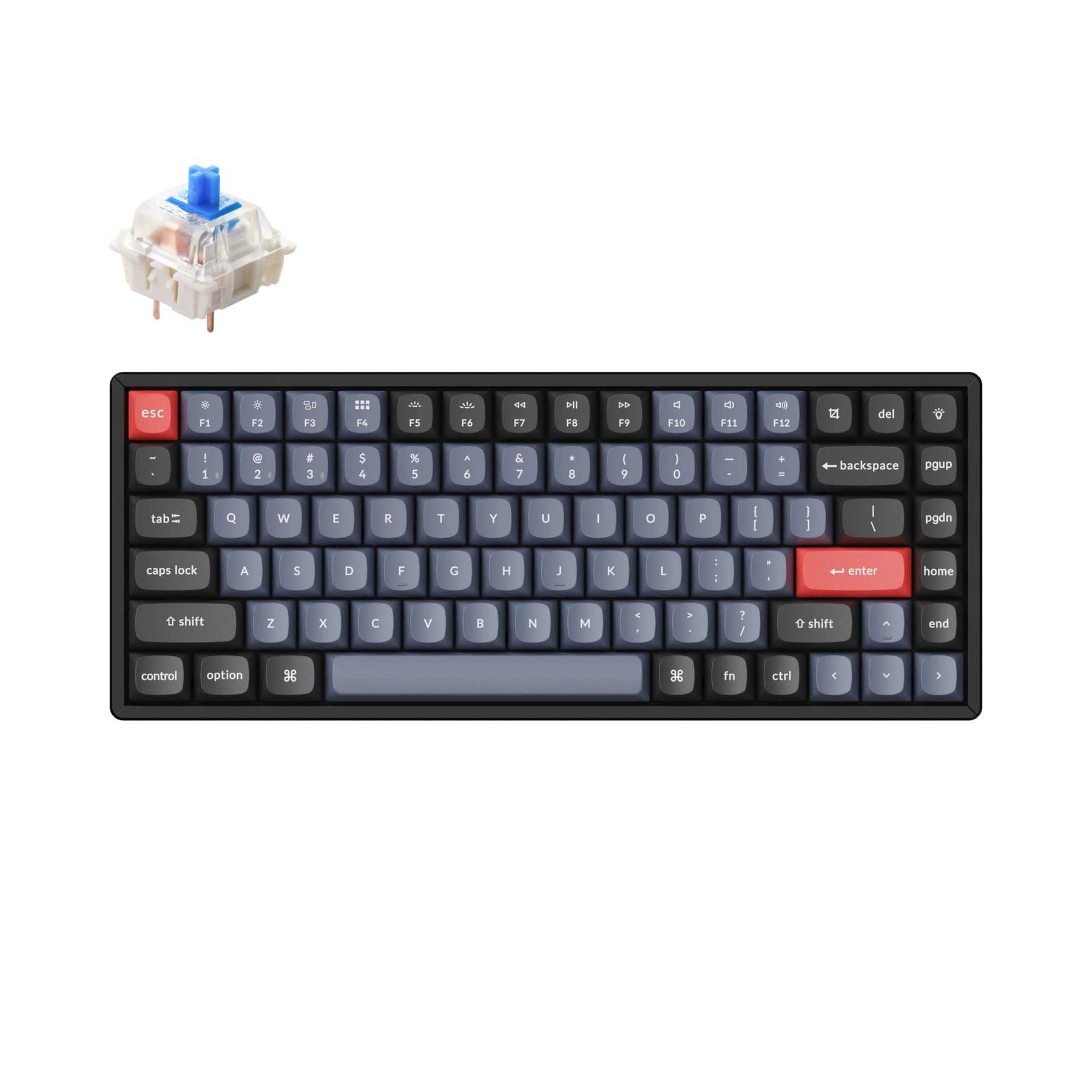 Keychron K2 Pro QMK/VIA Tastiera meccanica wireless (US ANSI Layout)