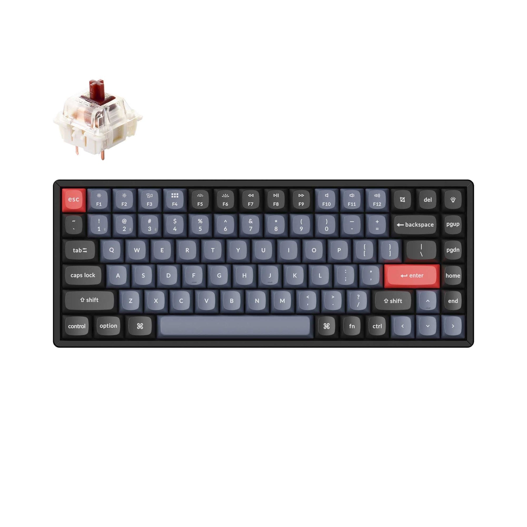 Keychron K2 Pro QMK/VIA Tastiera meccanica wireless (US ANSI Layout)