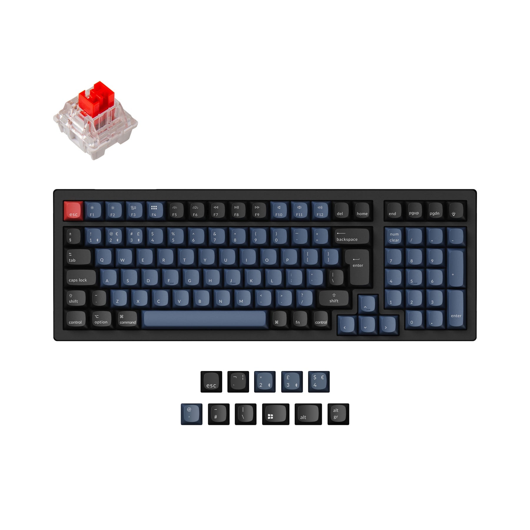 Keychron K4 Pro QMK/VIA Wireless Tastiera meccanica ISO Layout Collection