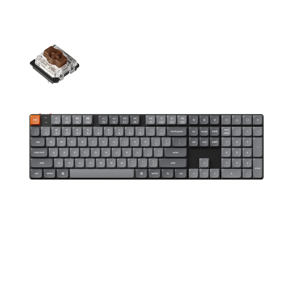 Tastiera meccanica personalizzata wireless Keychron K5 Max QMK/VIA (tastiera US ANSI)