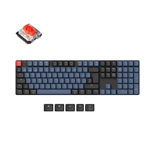 Collezione di layout ISO di tastiere meccaniche personalizzate wireless Keychron K5 Pro QMK/VIA