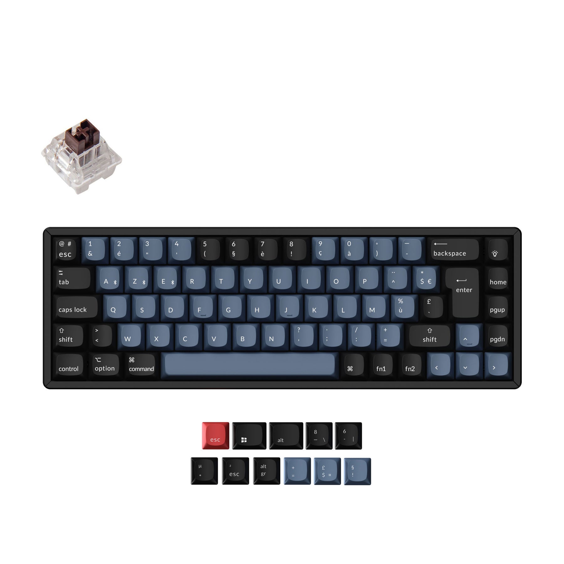 Keychron K6 Pro QMK/VIA Wireless Tastiera meccanica ISO Layout Collection