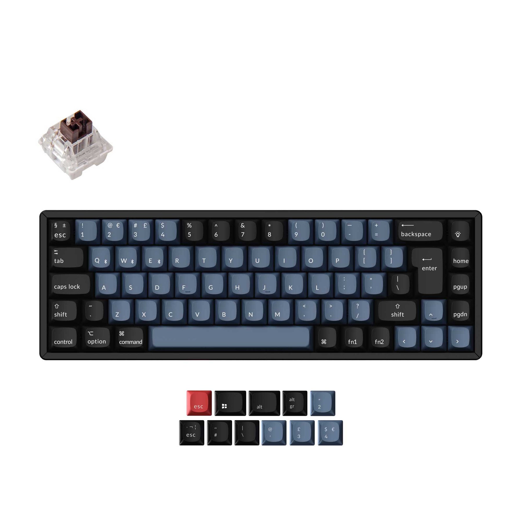 Keychron K6 Pro QMK/VIA Wireless Tastiera meccanica ISO Layout Collection