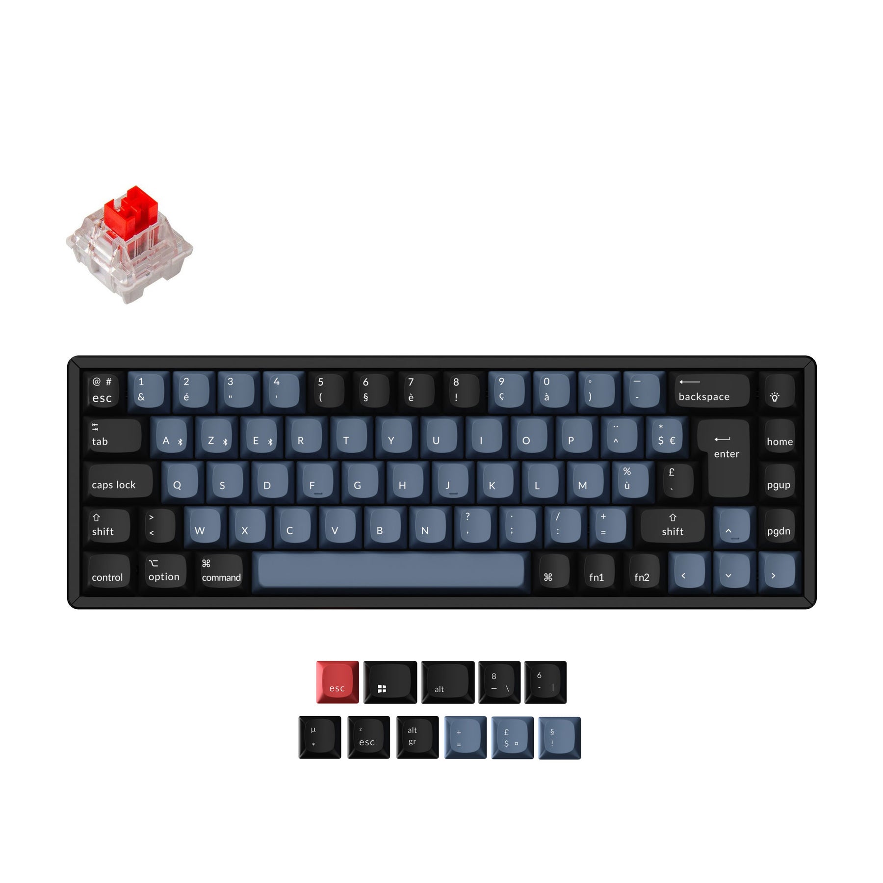 Keychron K6 Pro QMK/VIA Wireless Tastiera meccanica ISO Layout Collection