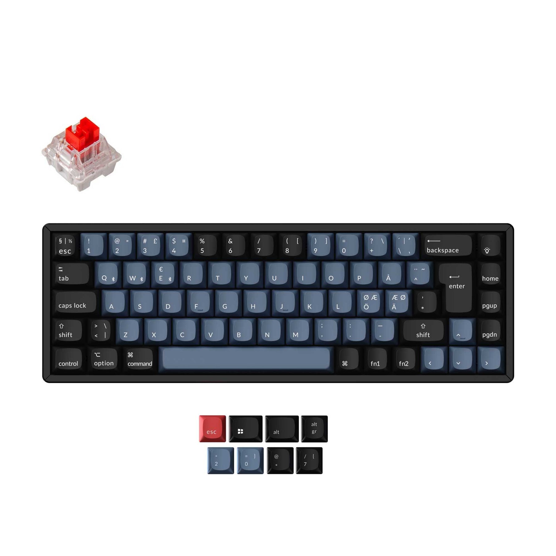 Keychron K6 Pro QMK/VIA Wireless Tastiera meccanica ISO Layout Collection