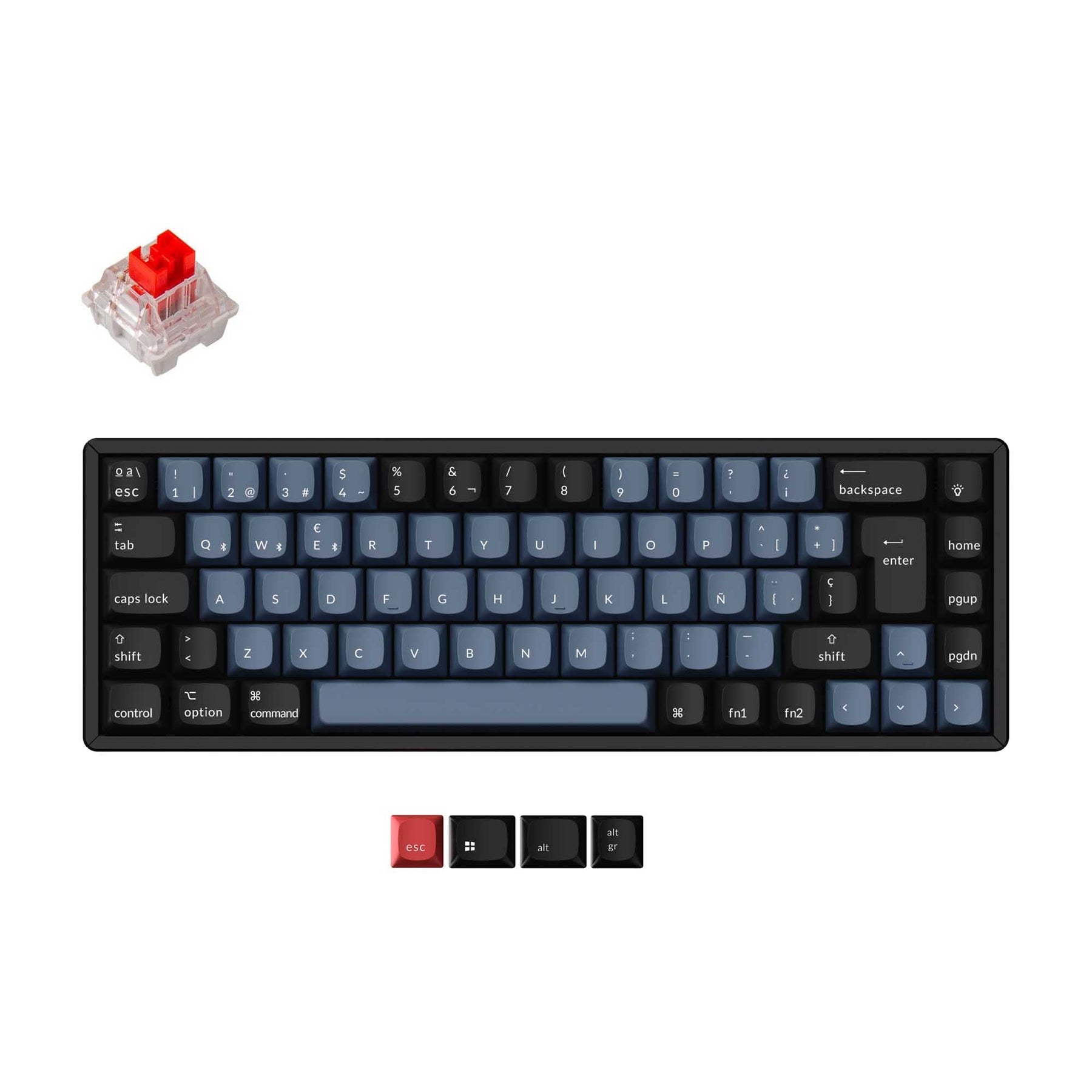 Keychron K6 Pro QMK/VIA Wireless Tastiera meccanica ISO Layout Collection