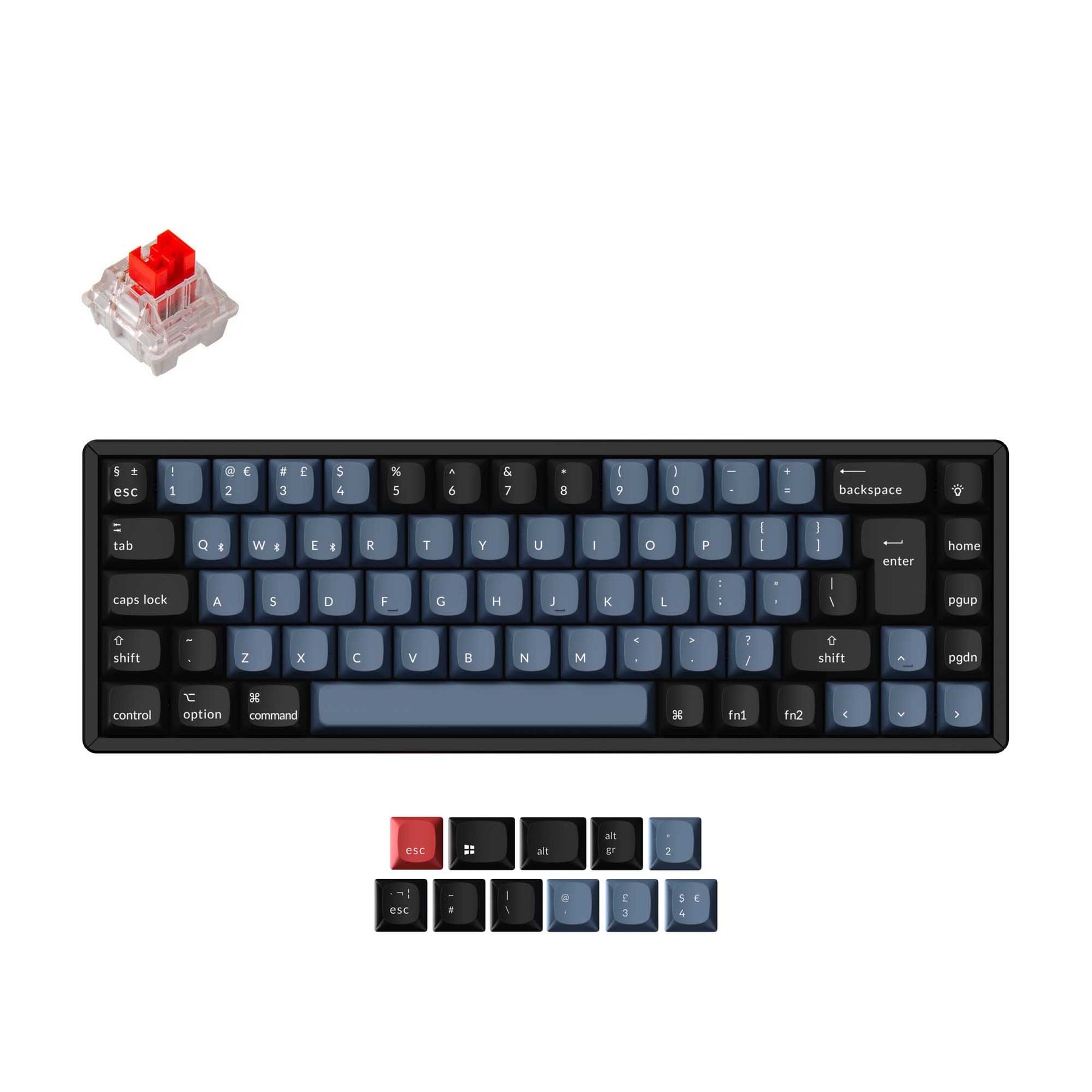Keychron K6 Pro QMK/VIA Wireless Tastiera meccanica ISO Layout Collection
