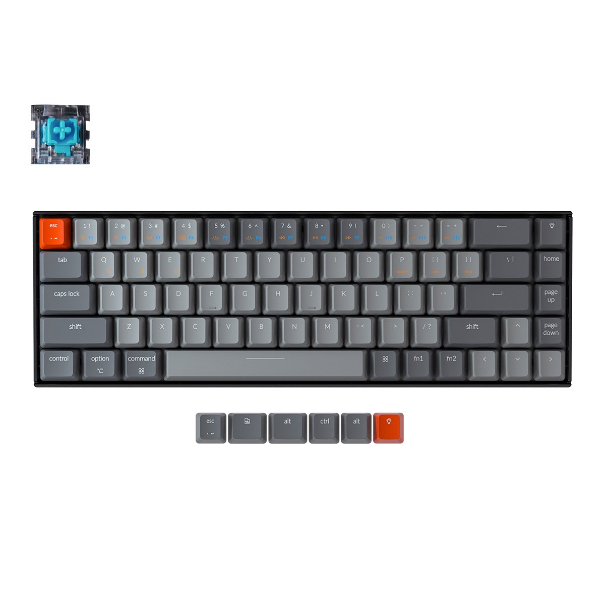 Keychron K6 Wireless Mechanical Keyboard (US ANSI Layout)