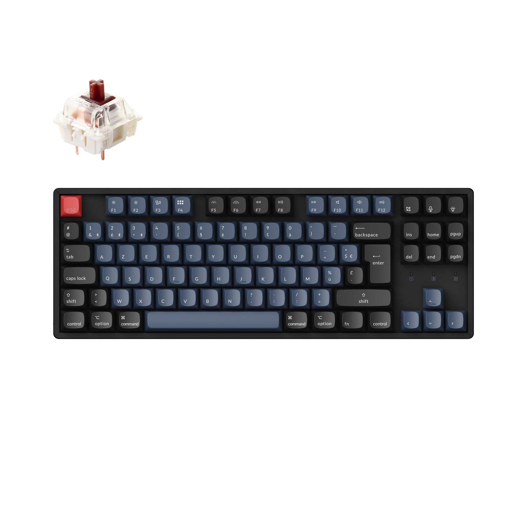Keychron K8 Pro QMK/VIA Wireless Tastiera meccanica ISO Layout Collection