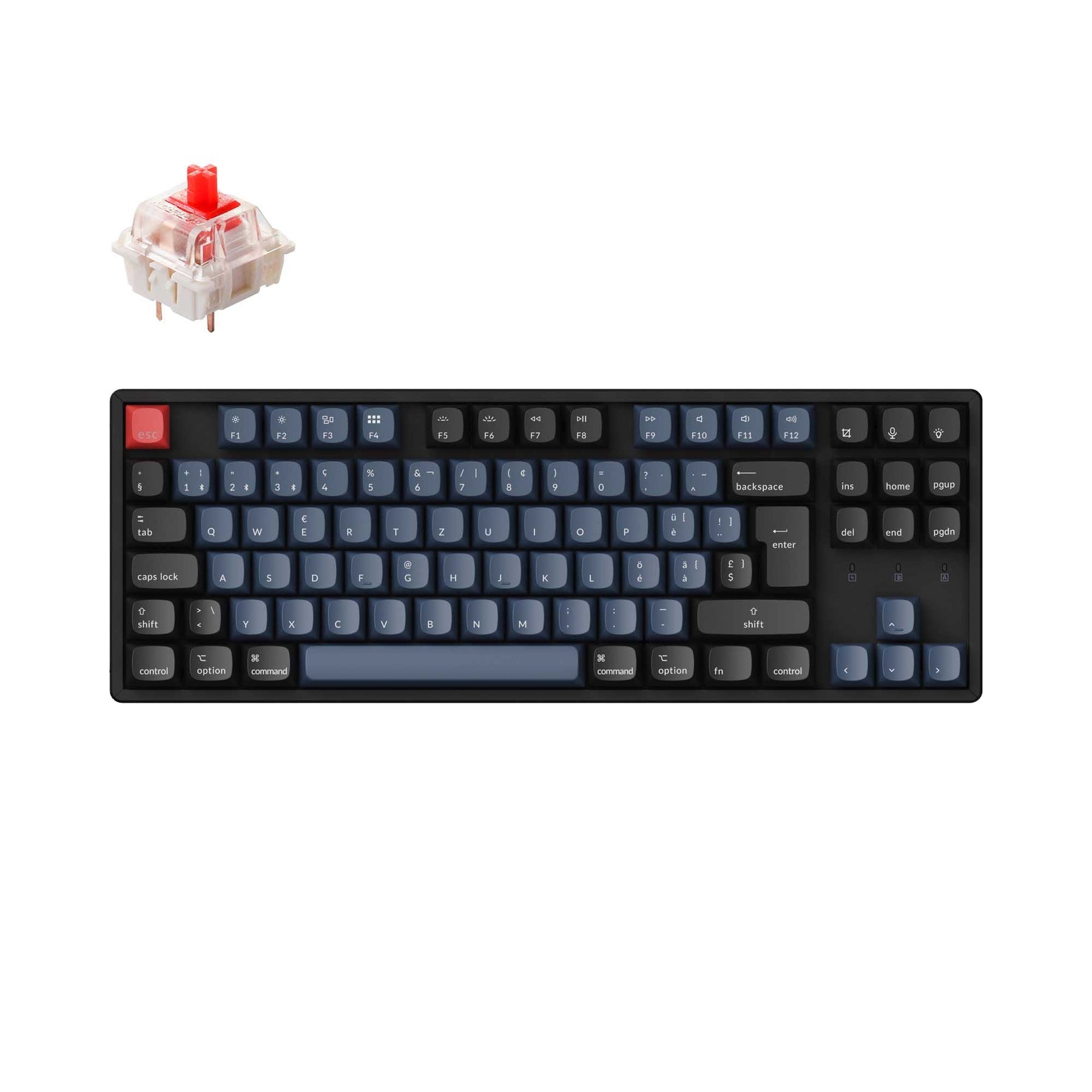 Keychron K8 Pro QMK/VIA Wireless Tastiera meccanica ISO Layout Collection