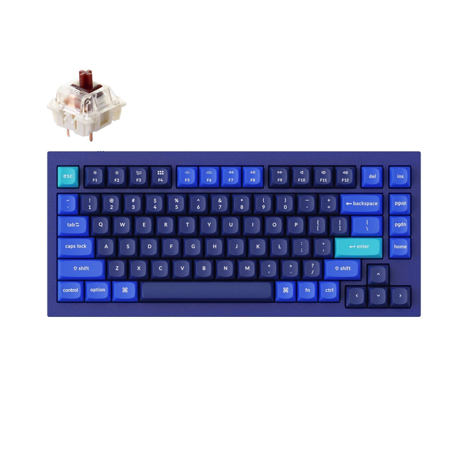 Tastiera meccanica personalizzata Keychron Q1 QMK (layout ANSI USA) - Versione 2