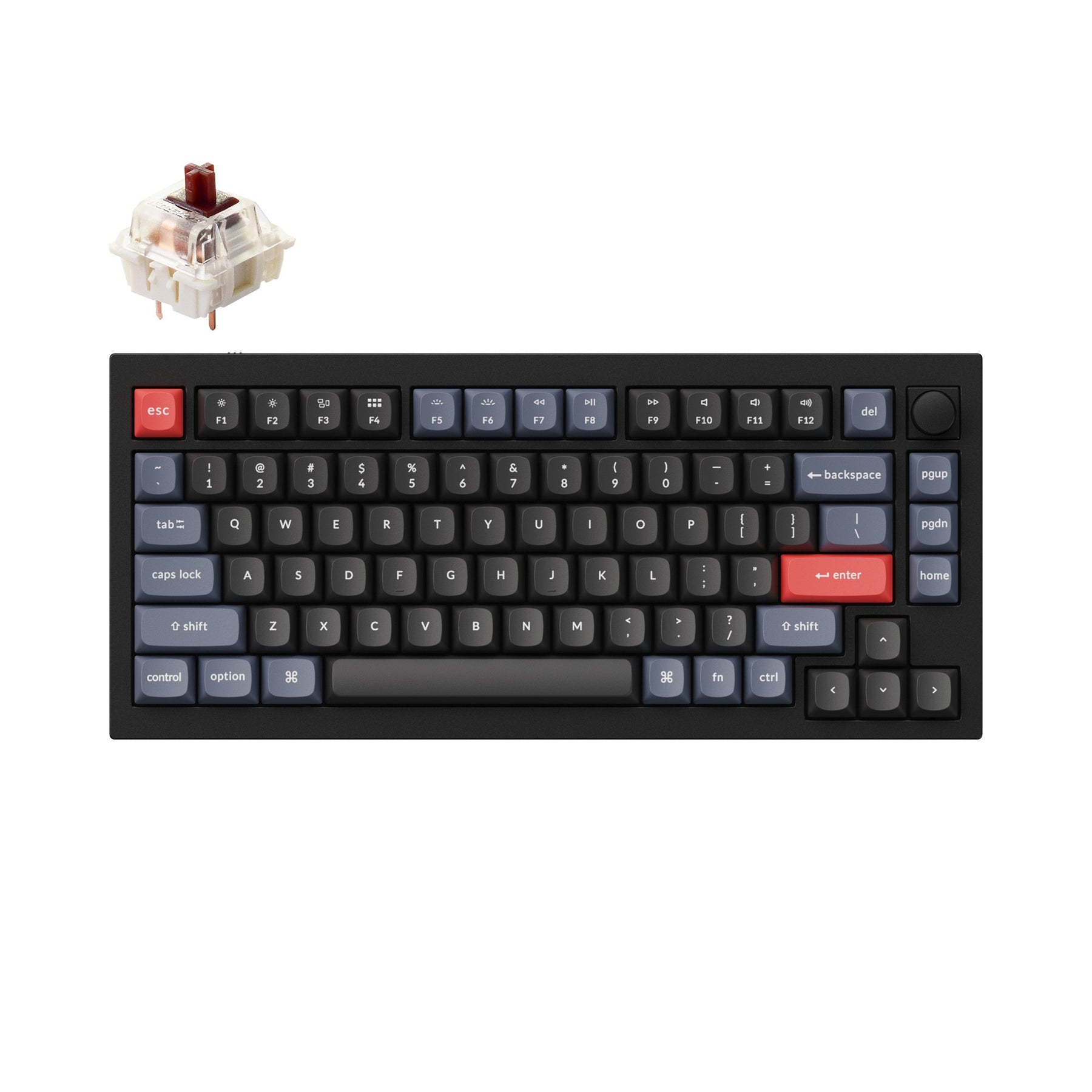 Tastiera meccanica personalizzata Keychron Q1 QMK (layout ANSI USA) - Versione 2