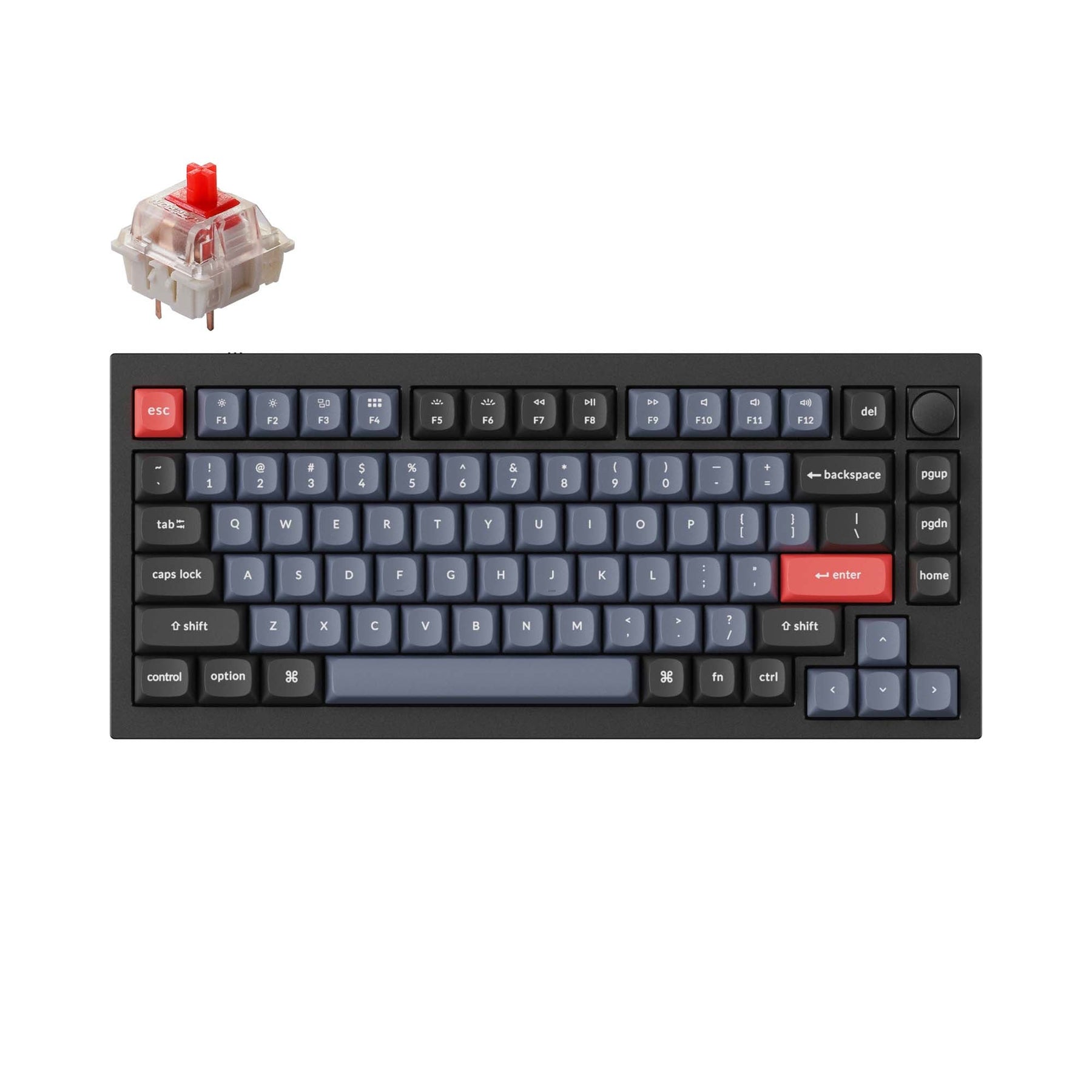 Tastiera meccanica personalizzata Keychron Q1 QMK (layout ANSI USA) - Versione 2