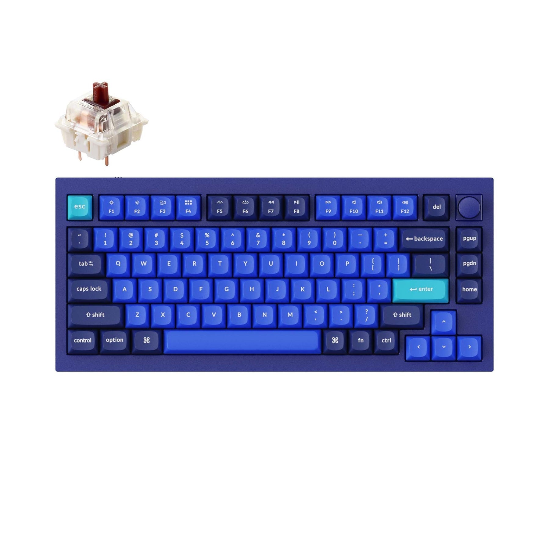 Tastiera meccanica personalizzata Keychron Q1 QMK (layout ANSI USA) - Versione 2