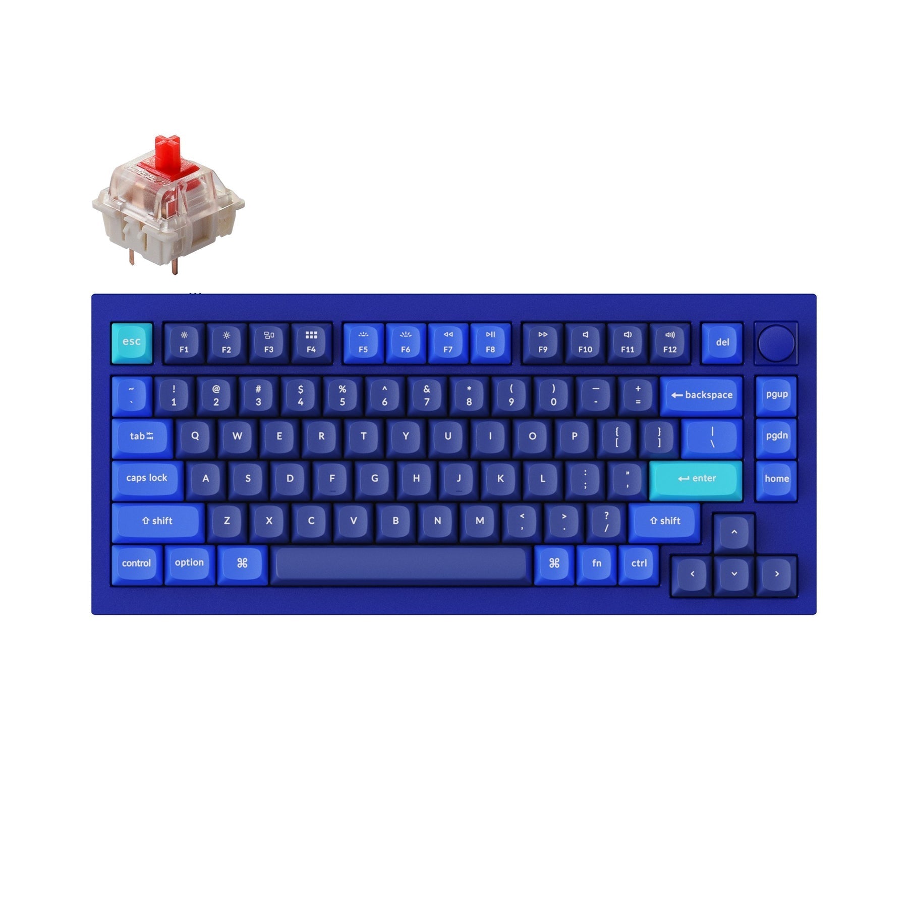 Tastiera meccanica personalizzata Keychron Q1 QMK (layout ANSI USA) - Versione 2