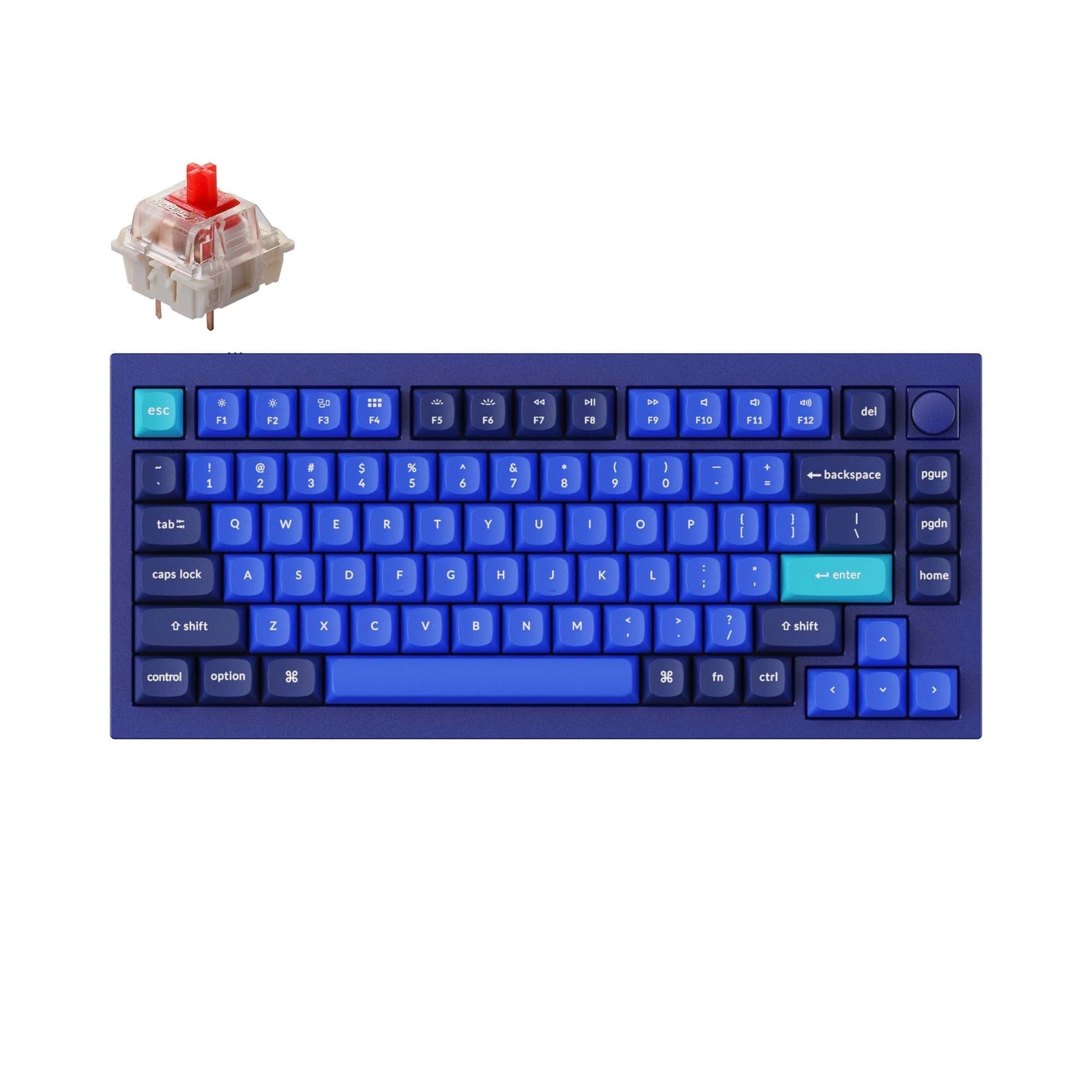 Tastiera meccanica personalizzata Keychron Q1 QMK (layout ANSI USA) - Versione 2