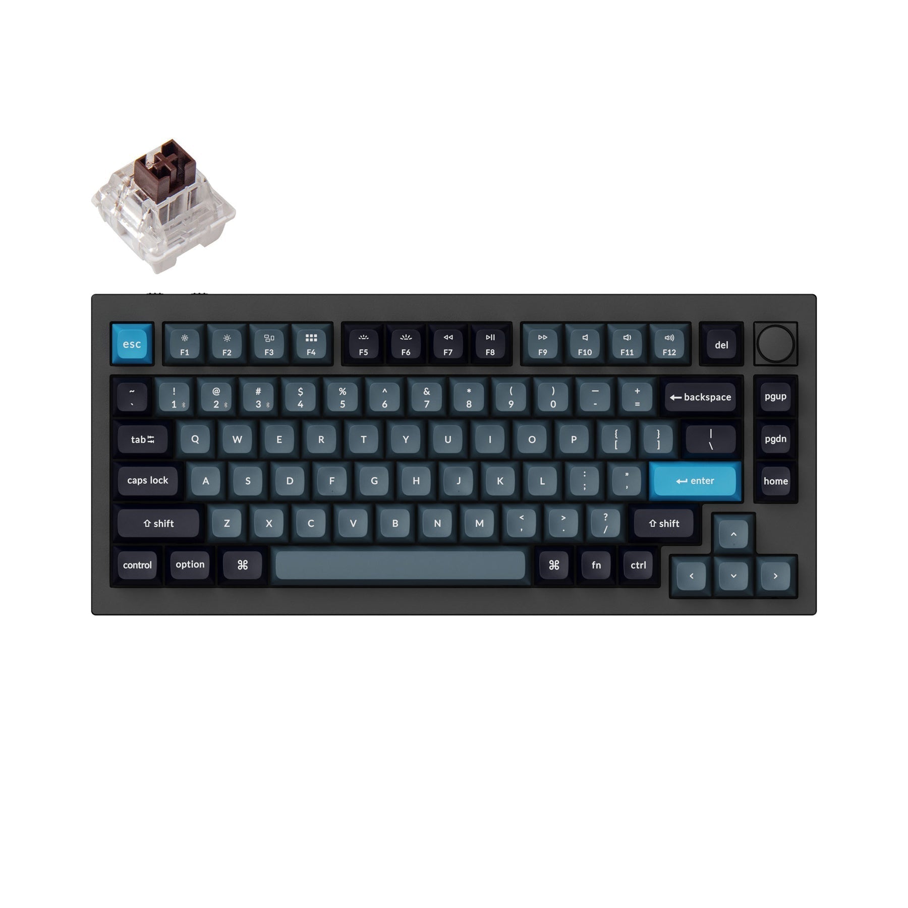 Keychron Q1 Pro QMK/VIA tastiera meccanica senza fili (layout USB ANSI)