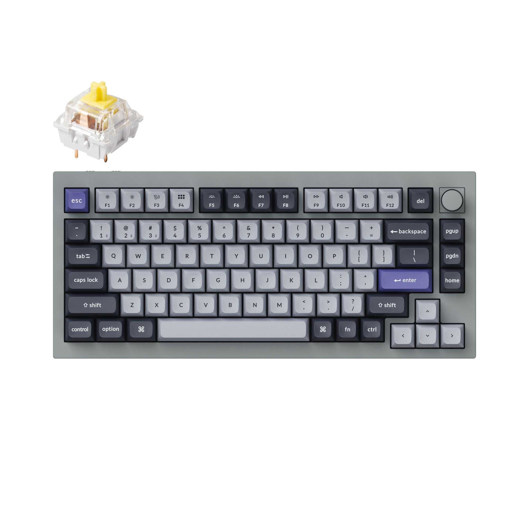 Keychron Q1 Pro QMK/VIA tastiera meccanica senza fili (layout USB ANSI)