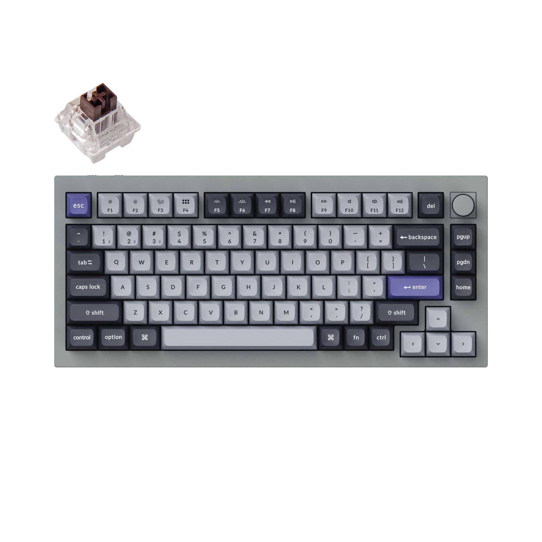Keychron Q1 Pro QMK/VIA tastiera meccanica senza fili (layout USB ANSI)