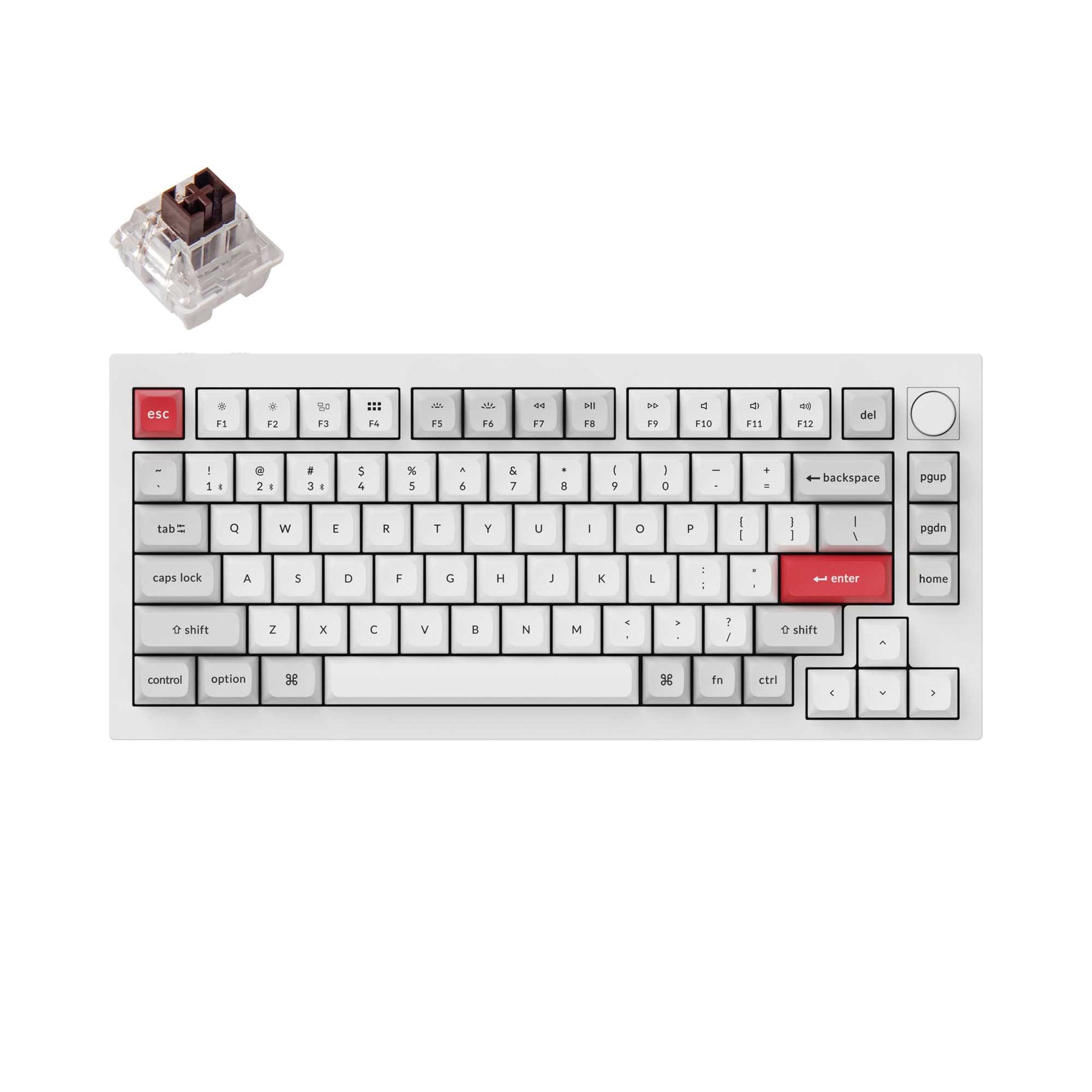 Keychron Q1 Pro QMK/VIA tastiera meccanica senza fili (layout USB ANSI)