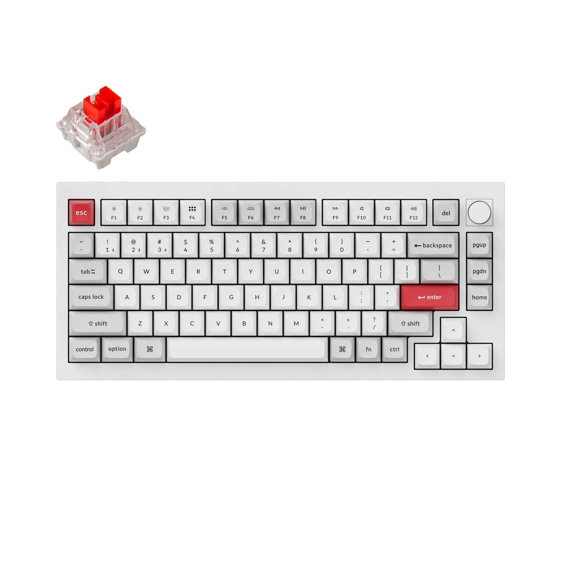 Keychron Q1 Pro QMK/VIA tastiera meccanica senza fili (layout USB ANSI)