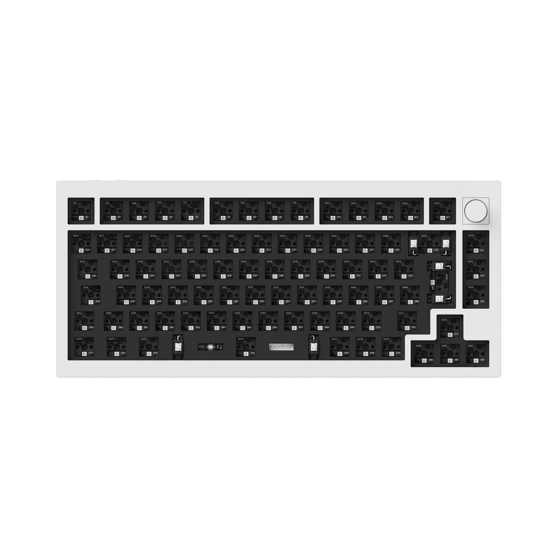 Keychron Q1 Pro QMK/VIA tastiera meccanica senza fili (layout USB ANSI)