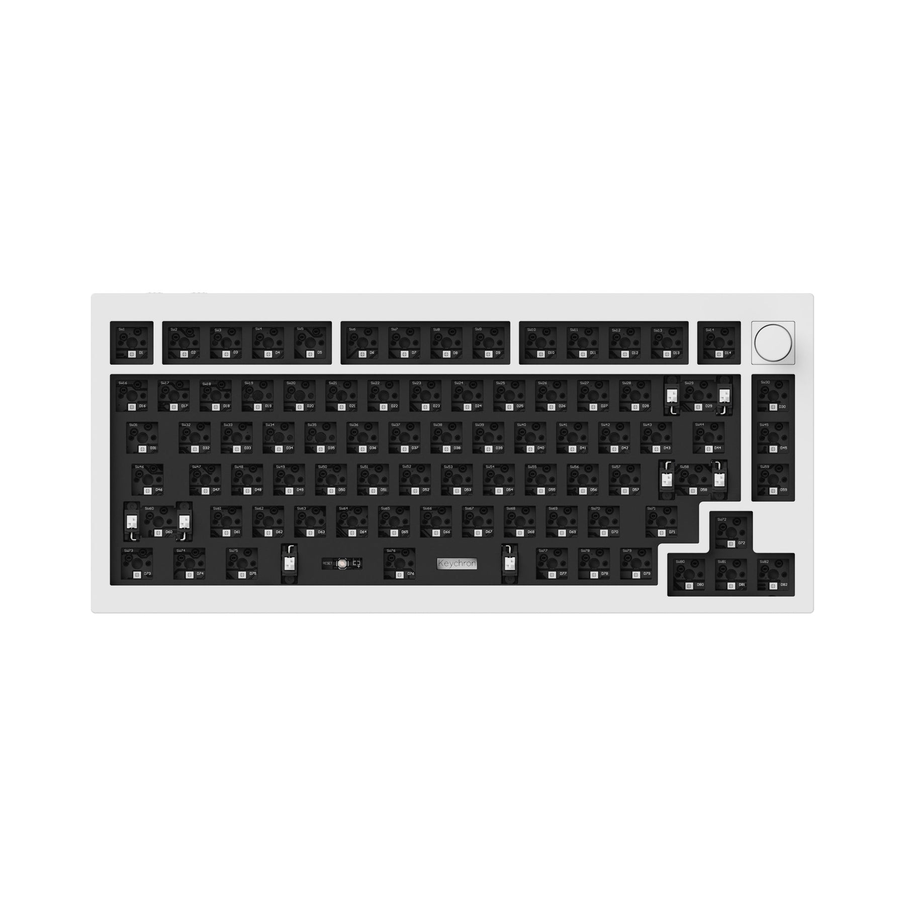 Keychron Q1 Pro QMK/VIA tastiera meccanica senza fili (layout USB ANSI)