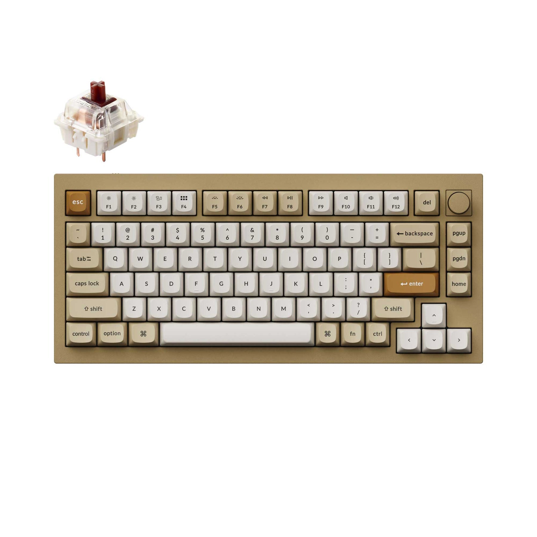 Tastiera meccanica personalizzata Keychron Q1 QMK (layout ANSI USA) - Versione 2