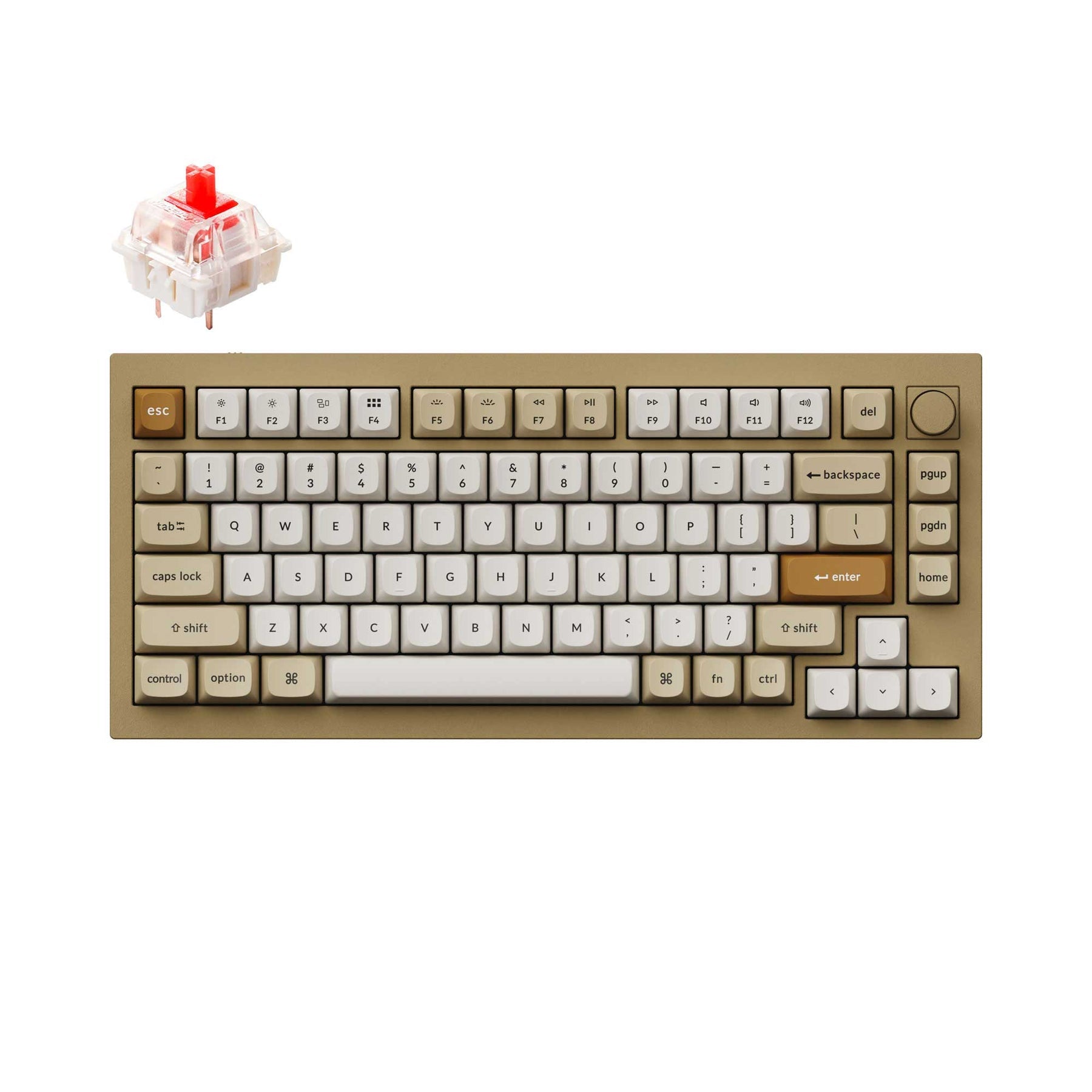 Tastiera meccanica personalizzata Keychron Q1 QMK (layout ANSI USA) - Versione 2