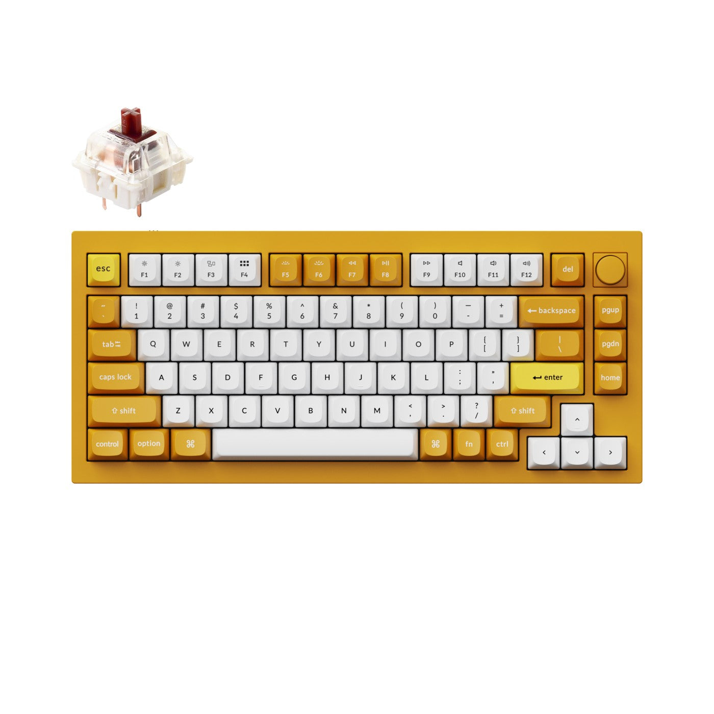 Tastiera meccanica personalizzata Keychron Q1 QMK (layout ANSI USA) - Versione 2