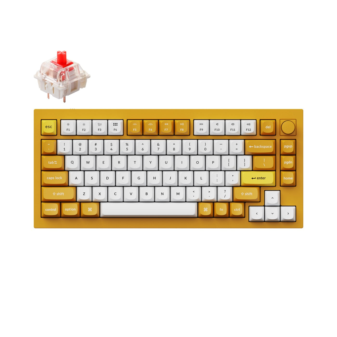 Tastiera meccanica personalizzata Keychron Q1 QMK (layout ANSI USA) - Versione 2