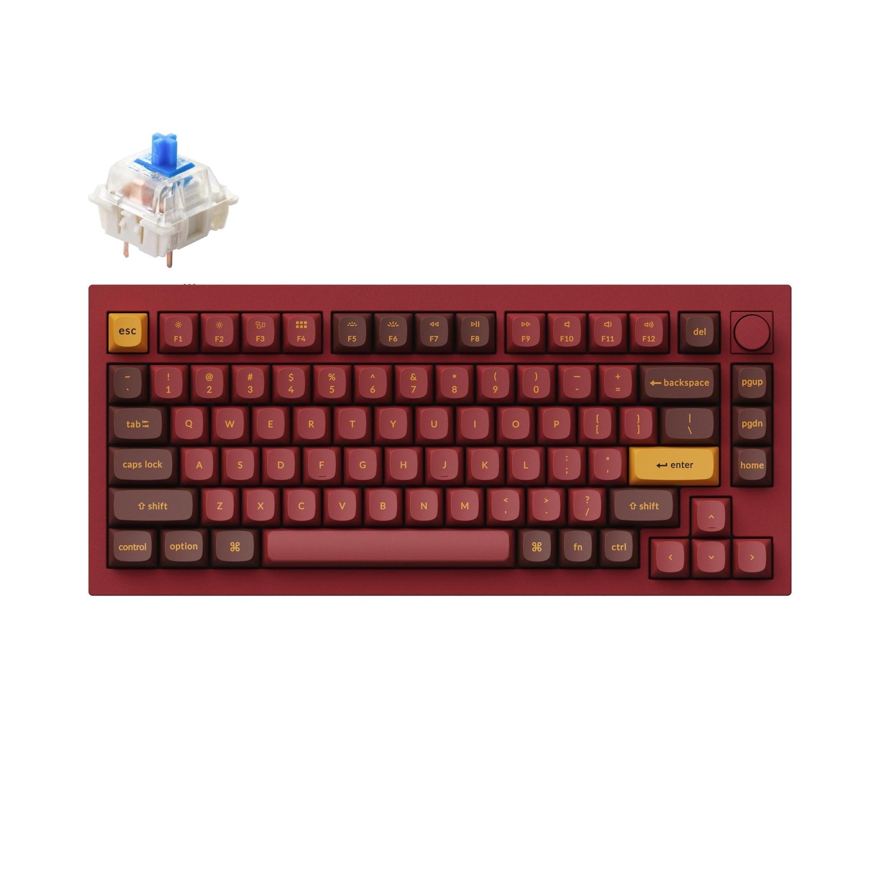 Tastiera meccanica personalizzata Keychron Q1 QMK (layout ANSI USA) - Versione 2