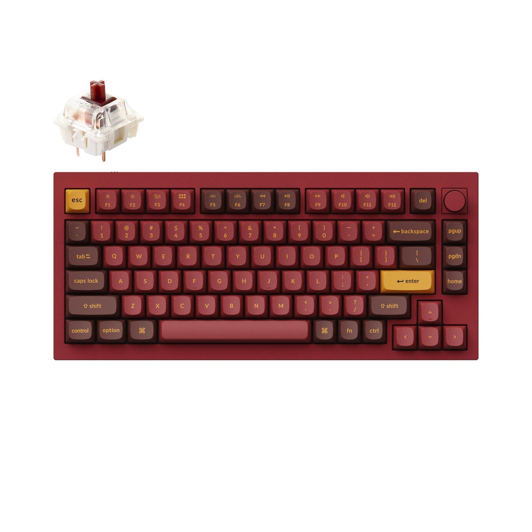 Tastiera meccanica personalizzata Keychron Q1 QMK (layout ANSI USA) - Versione 2