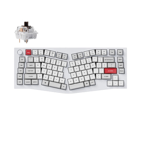 Tastiera meccanica personalizzata wireless Keychron Q10 Pro (layout Alice) QMK/VIA