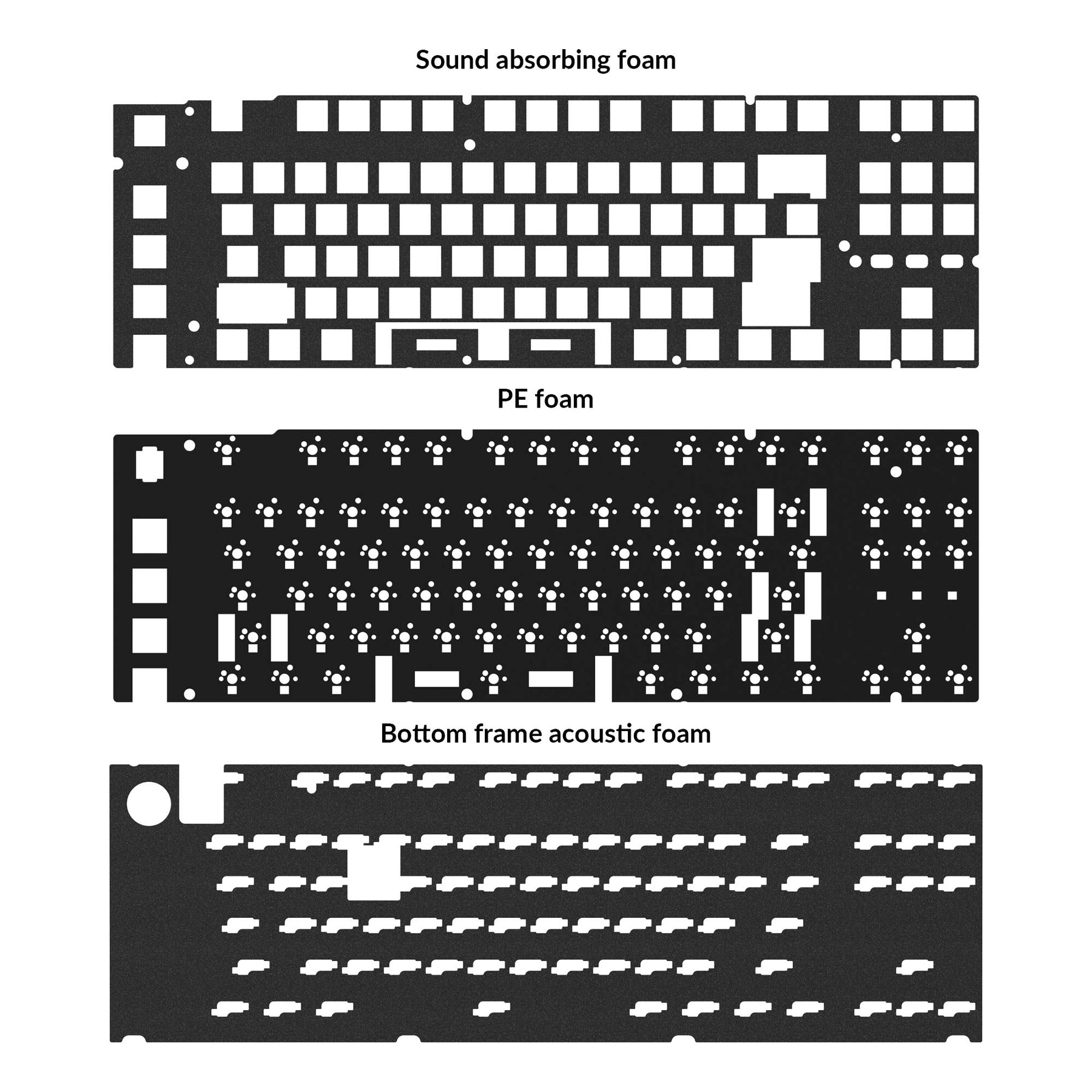 Kit di aggiornamento acustico Keychron Q3 Pro SE