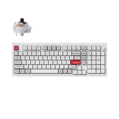 Tastiera meccanica personalizzata wireless Keychron Q5 Pro QMK/VIA - Layout ANSI