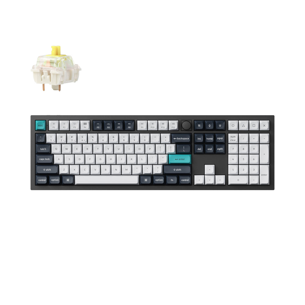 Keychron Q6 Max QMK/VIA Tastiera meccanica personalizzata wireless (layout US ANSI)