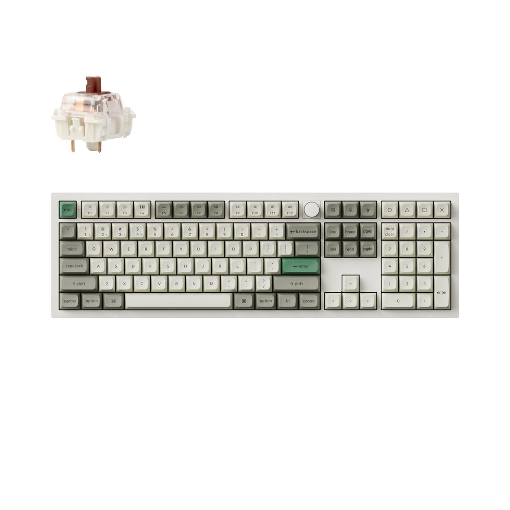 Keychron Q6 Max QMK/VIA Tastiera meccanica personalizzata wireless (layout US ANSI)