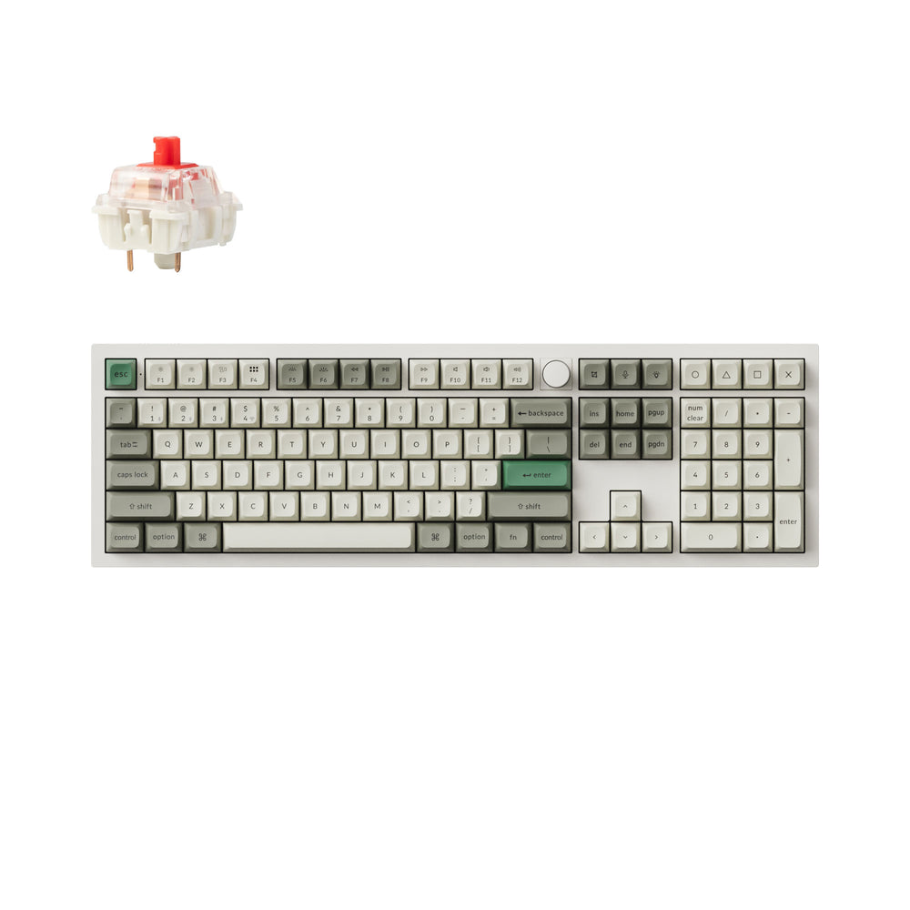 Keychron Q6 Max QMK/VIA Tastiera meccanica personalizzata wireless (layout US ANSI)