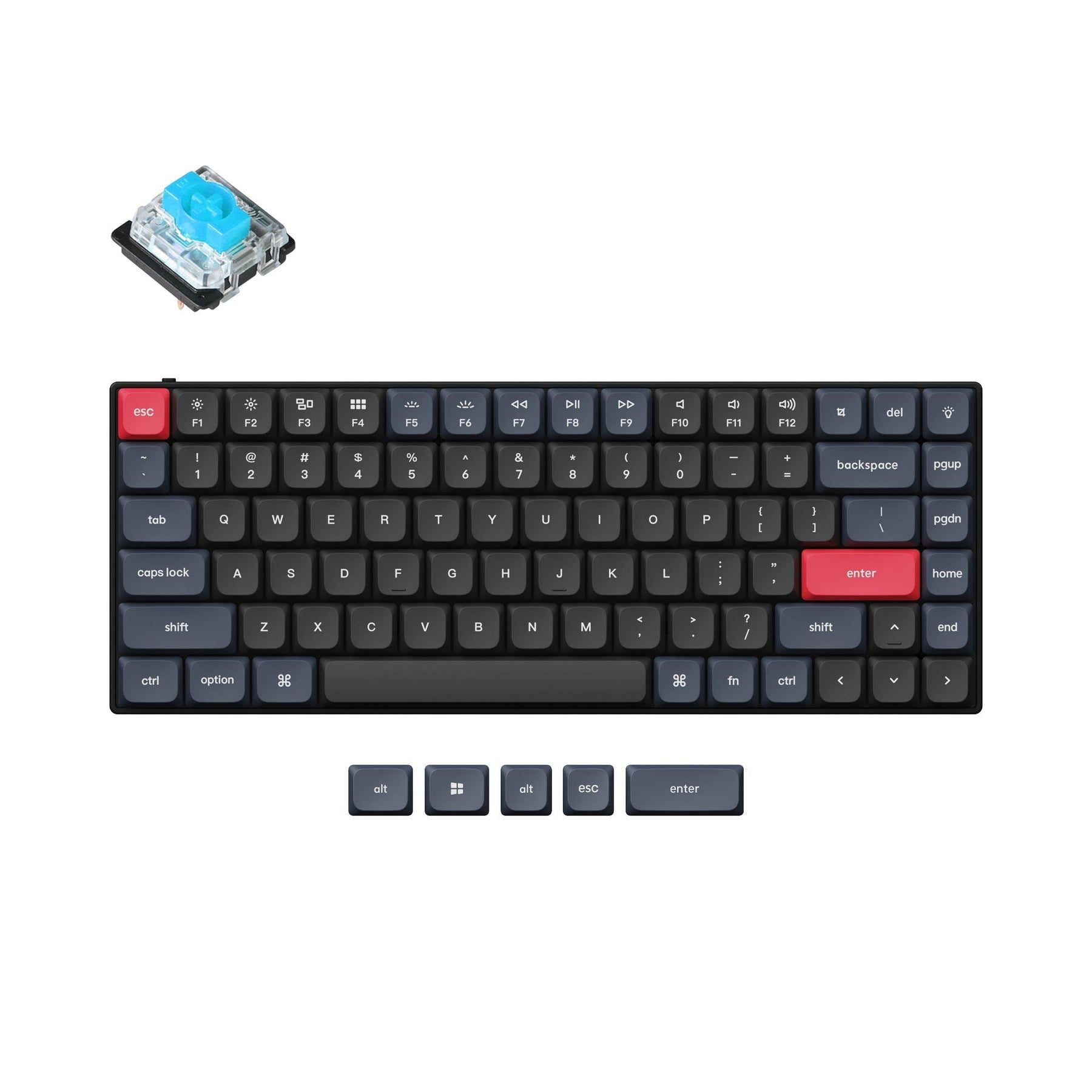 Keychron S1 QMK Custom Mechanical Keyboard (US ANSI Layout)