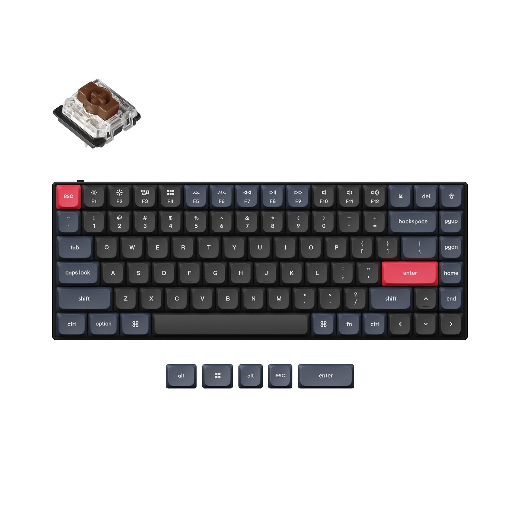 Keychron S1 QMK Custom Mechanical Keyboard (US ANSI Layout)