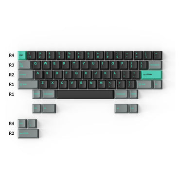 Keychron double shot PBT Cherry profile full set keycap set hacker for ANSI ISO HHKB layout