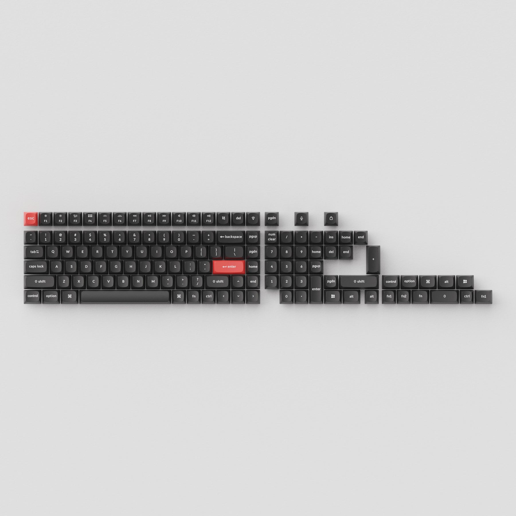 Double Shot PBT OSA Full Set Keycap Set