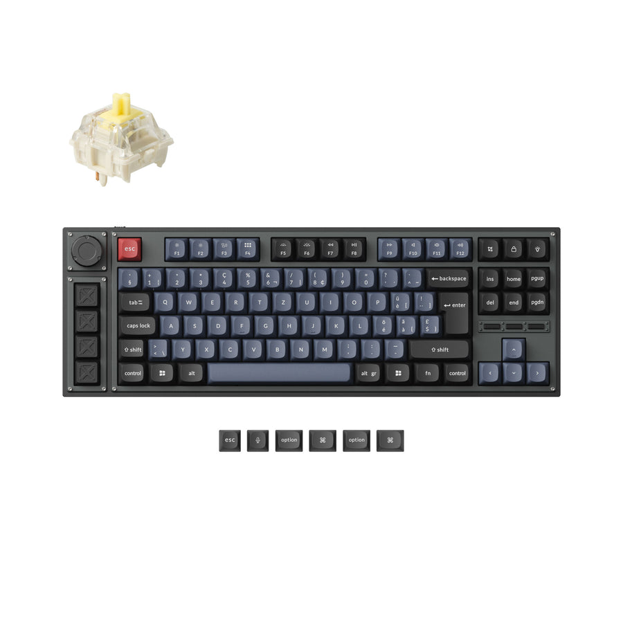 Lemokey L3 QMK/VIA Wireless Custom Mechanical Keyboard ISO Layout Collection