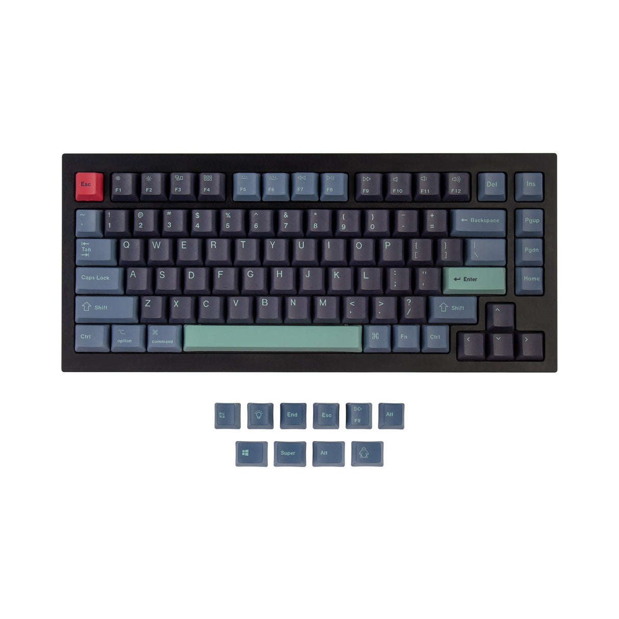 Set copritasti PBT OEM Dye-Sub - Hacker 